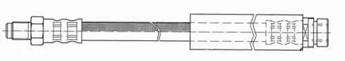 шланг тормозной перед. Ford 511696 CEF
