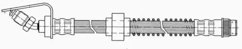 шланг тормозной перед. Ren 511804 CEF