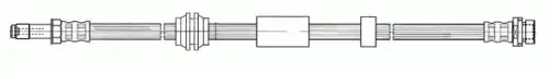 шланг тормозной перед. Ford 512318 CEF