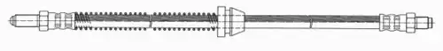 шланг тормозной задн. Ford 511244 CEF