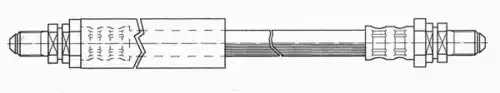 шланг тормозной задн. Ford 511249 CEF