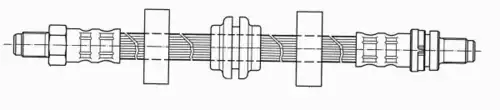 шланг тормозной задн. Ford 511558 CEF