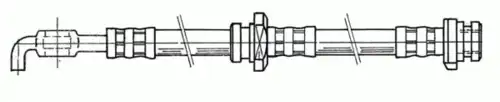 шланг тормозной перед. Isuz 510950 CEF
