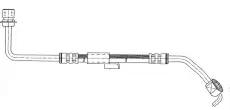 шланг тормозной перед. прав. Ford 510546 CEF