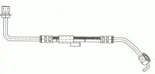 шланг тормозной перед. прав. Ford 510546 CEF