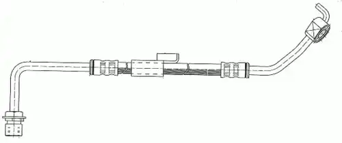 шланг тормозной перед. лев. Ford 510547 CEF