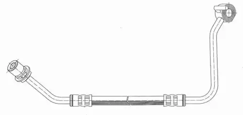 шланг тормозной перед. лев. Ford 510639 CEF