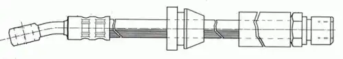 шланг тормозной перед. Daew 511698 CEF