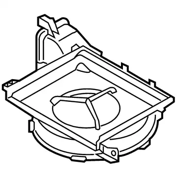 Case - blower, upper 97111G5000 KIA