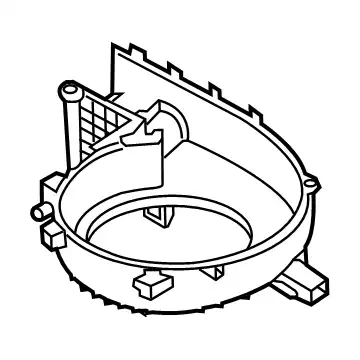 Case - blower, lower 97112G5000 KIA