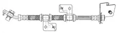 шланг тормозной перед. LRov 511798 CEF
