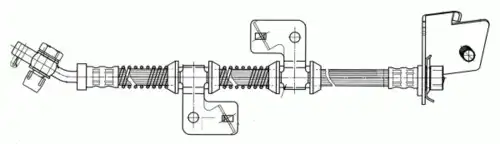 шланг тормозной перед. LRov 511798 CEF