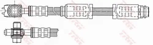 ШЛАНГ ТОРМОЗНОЙ PHD946 TRW