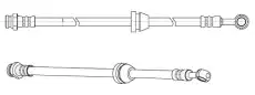 шланг тормозной перед. Daew 512607 CEF