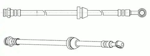 шланг тормозной перед. Daew 512607 CEF