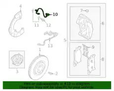 ШЛАНГ ТОРМОЗНОЙ СИСТЕМЫ 58731AR100 MOBIS