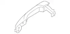 Ручка двери MOBIS 83661N9000