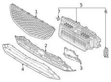 НАКЛАДКА ПАНЕЛИ БАМПЕРА 86577AR700 MOBIS