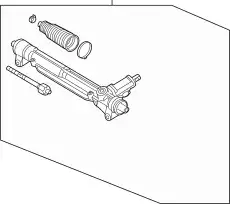 Рулевая рейка VAG 8T1422065PX