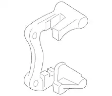 Кронштейн, корпус скобы тормоза 1J0615425F VAG