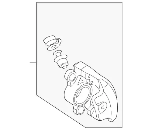 Корпус суппорта 8T0615123C VAG