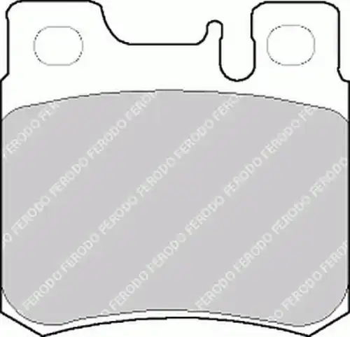 Тормозные колодки дисковые FERODO FSL644