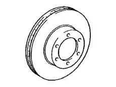 Тормозной диск TOYOTA / LEXUS 4351260190