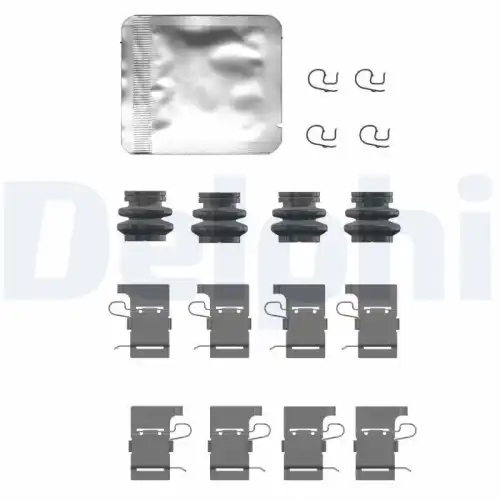 Комплектующие, колодки дискового тормоза ! \ LX0732 DELPHI
