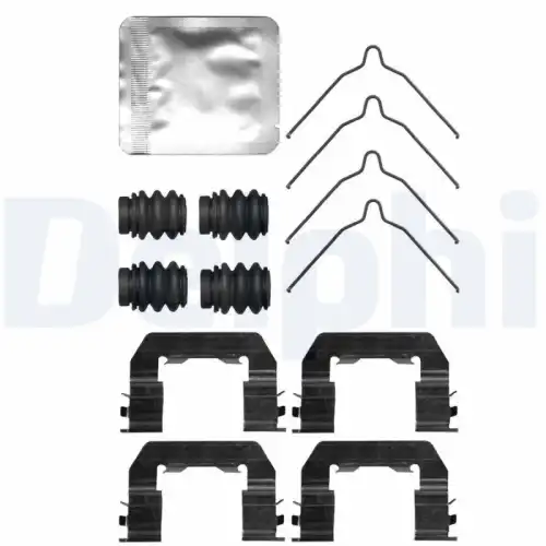 Комплектующие, колодки дискового тормоза ! \ LX0736 DELPHI