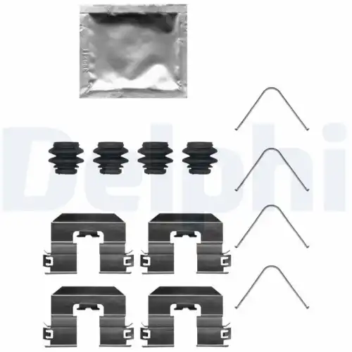 Комплектующие, колодки дискового тормоза ! \ LX0746 DELPHI
