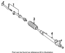Рулевая рейка BMW 32 13 1 140 833