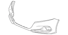04711TVAF00ZZ БАМПЕР HONDA