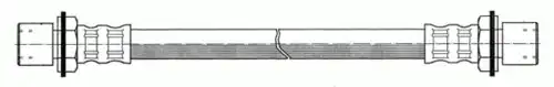 шланг тормозной перед. Daih 510890 CEF