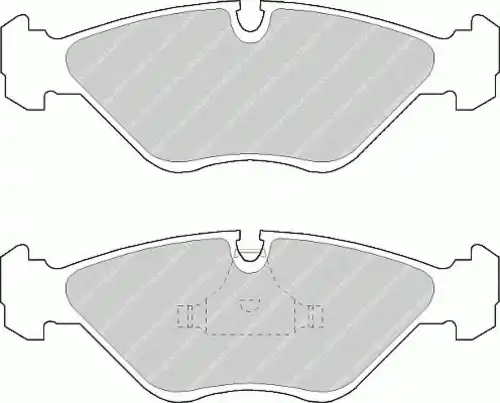 Тормозные колодки дисковые FERODO FSL670