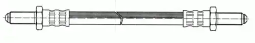 шланг тормозной задн. Ford 510319 CEF