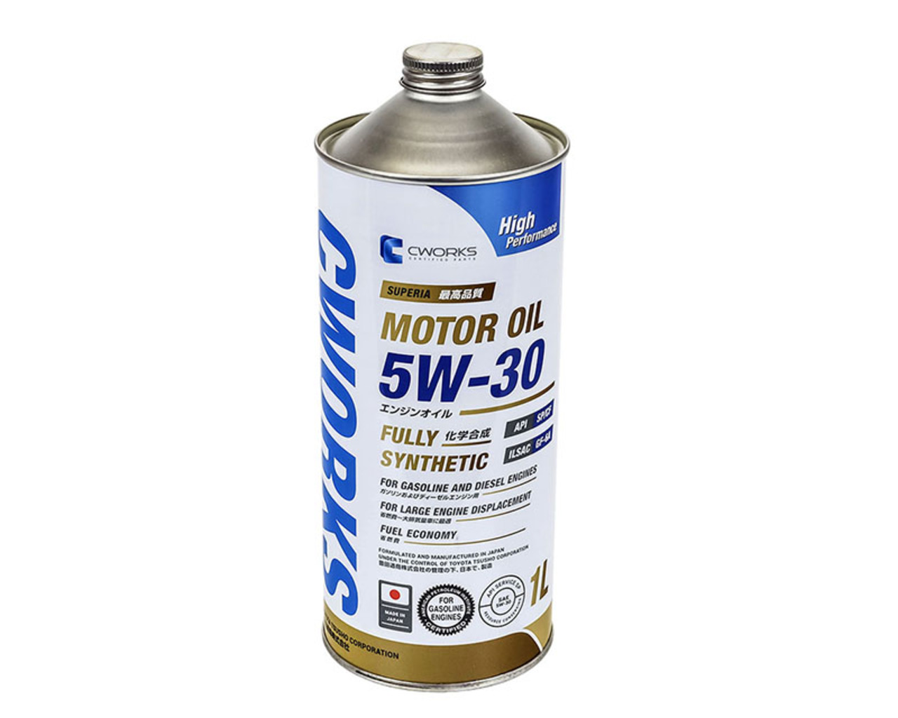 Моторное масло CWORKS A13SR1001 5W-30 синтетическое 1 л
