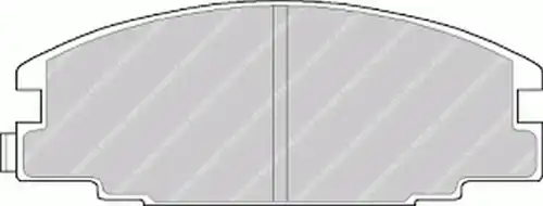 Тормозные колодки дисковые FERODO FSL678