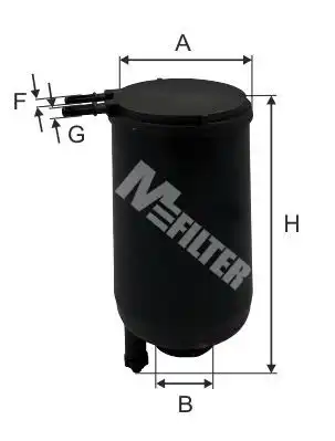 Топливный фильтр DF 3588 MFILTER