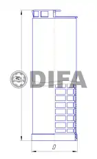 Фильтр воздушный DIFA DIFA4312501
