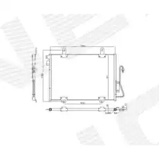 Радиатор кондиционера (конденсатор) SIGNEDA RC94726