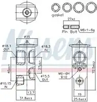 Клапан кондиционера NISSENS 999385