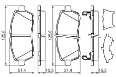 Тормозные колодки дисковые BOSCH 0 986 494 321