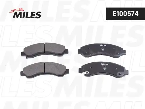 Тормозные колодки дисковые передняя ось MILES E100574