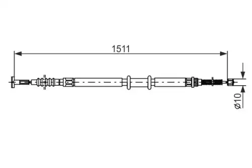 Датчик ABS BOSCH 1 987 477 968