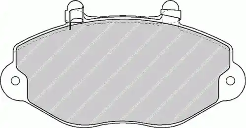 Тормозные колодки дисковые передняя ось FERODO FVR1339