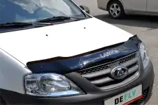 Дефлектор капота Lada Largus 2012-н.в. еврокрепеж V007 DEFLY