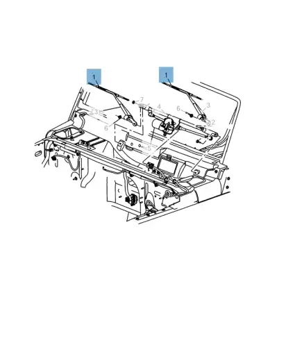 Щетка стеклоочистителя K68002390AA DODGE