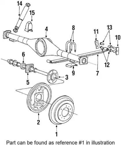 Тормозной барабан MITSUBISHI MB950951