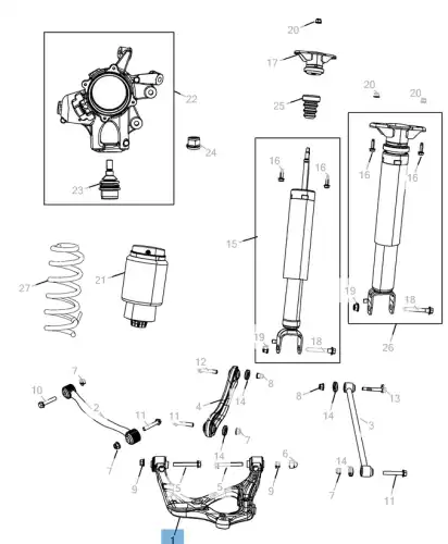 Рычаг подвески JEEP K52124810AG