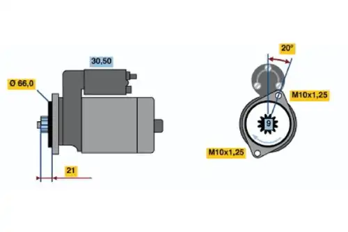 Хомут глушителя BOSCH 0 986 013 541